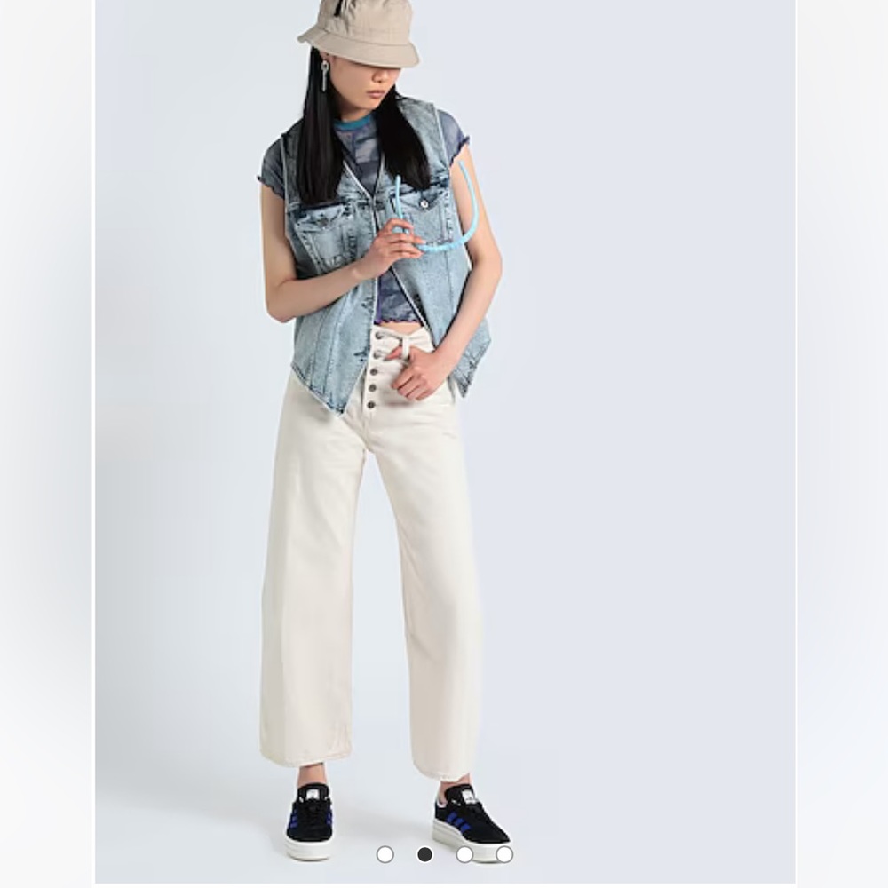 POLO RALPH LAUREN
WIDE-LEG CROPPED JEAN * see description and all photos